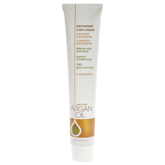 Argan Oil Permanent Color Cream - 4N Medium Natural Brown by One n Only 3 oz - Picture 2 of 5